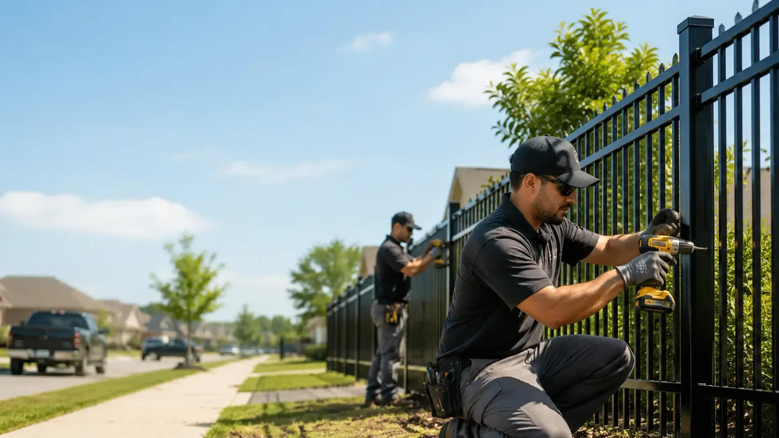 Metal Fence Installation in Hudson, MA
